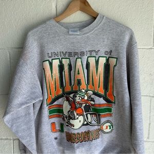 Vintage University of Miami Crewneck sweatshirt